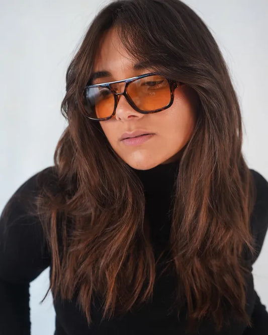 MelodyCreations - Vintage Vierkante Zonnebril